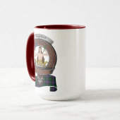 Urquhart Clan Badge Combo 15oz Mok (Voorkant links)
