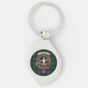 Urquhart Clan Badge Silver Metal Key Ring Sleutelhanger