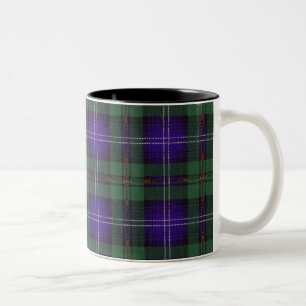 Urquhart clan Pset Scottish tartan Tweekleurige Koffiemok