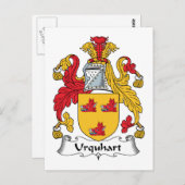 Urquhart Family Crest Briefkaart (Voorkant / Achterkant)