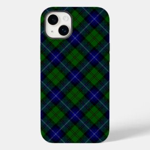 Urquhart tartan blauwe groene vleid Case-Mate iPhone 14 plus hoesje