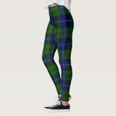 Urquhart tartan blauwe groene vleid leggings (Links)