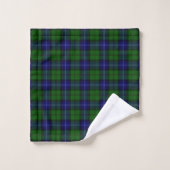 Urquhart tartan bleu vert plaid (Gant de toilette)