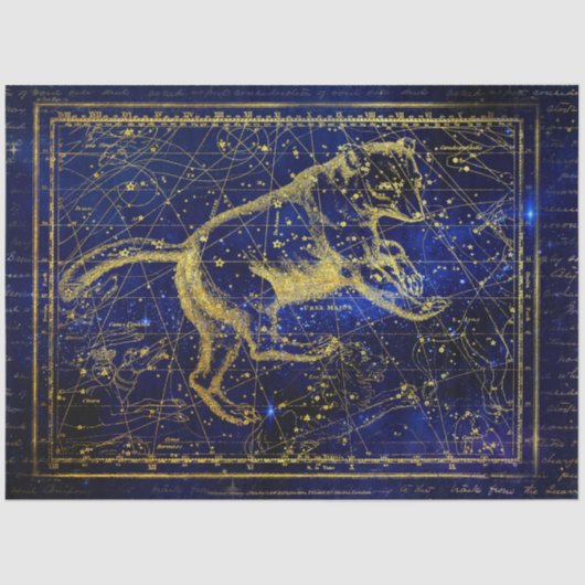 ursa major constellation tissue paper tissuepapier (Voorkant)