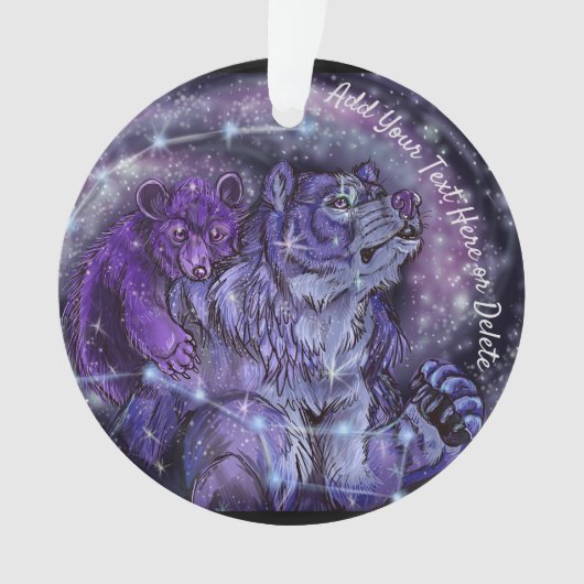 Ursa Minor and Major Beer Constellations Ornament (voorkant)