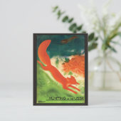 URSS Russie vintage voyage carte postale chasse au (Debout devant)