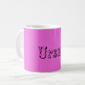 Ursula-naam Koffiemok (Voorkant links)