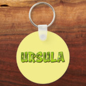 Ursula Name Kiwi Design Porte-clés (Recto)