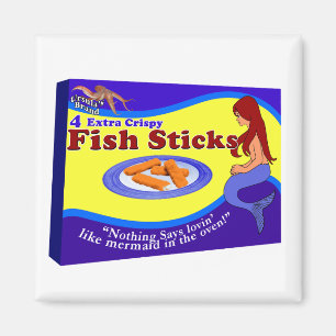 Ursula's Fish Sticks Magnet Magneet
