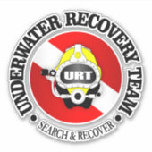 URT (Onderwater Recovery Team) Sticker (Voorkant)