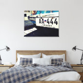  Uruguay-auto Zuid-Amerika reizen Canvas Afdruk (Insitu (Slaapkamer))