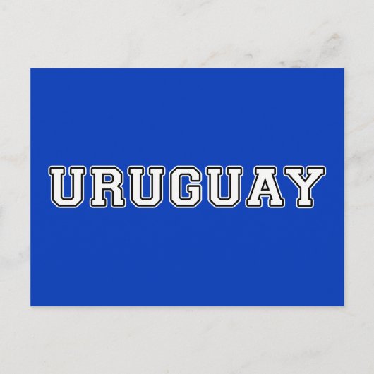 Uruguay Briefkaart (Voorkant)