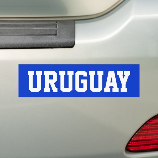 Uruguay Bumpersticker (Op auto)
