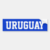 Uruguay Bumpersticker (Voorkant)
