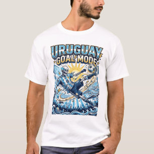 Uruguay Doel Modus Skelet Aanvaller Naties Dynamis T-shirt