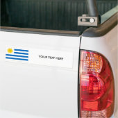 URUGUAY FLAG Bumpersticker (Op Truck)
