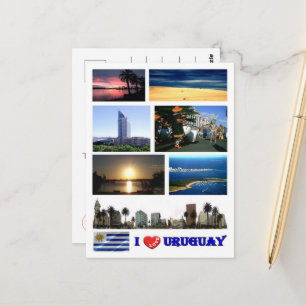 Uruguay - I Love - Briefkaart