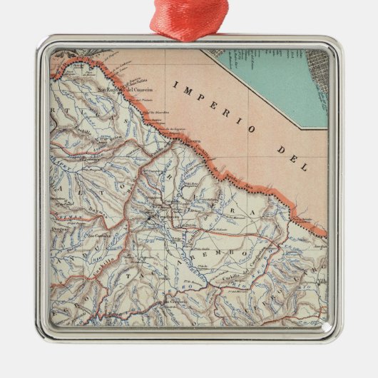 Uruguay Metalen Ornament (Voorkant)