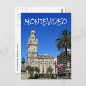 uruguay montevideo plaza briefkaart (Voorkant / Achterkant)