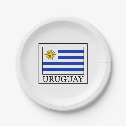 Uruguay Papieren Bordje (Voorkant)