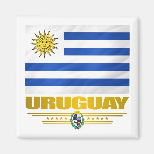 "Uruguay Pride" Magneet (Voorkant)
