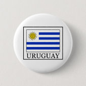 Uruguay Ronde Button 5,7 Cm (Voorkant)