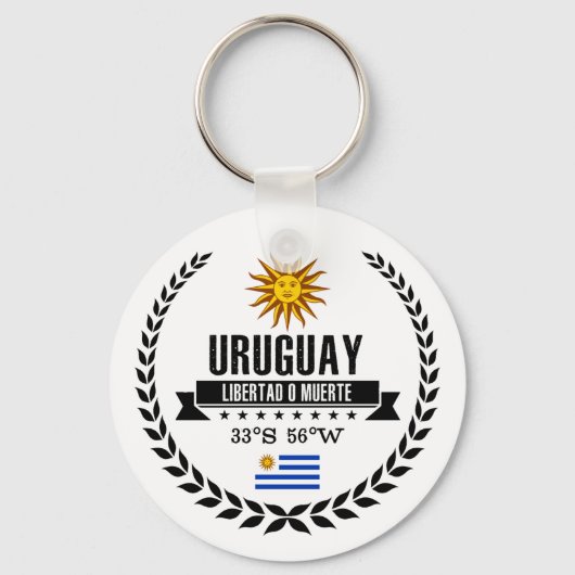 Uruguay Sleutelhanger (Voorkant)