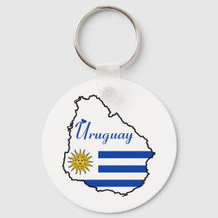 Uruguay-Sleutelhanger Sleutelhanger