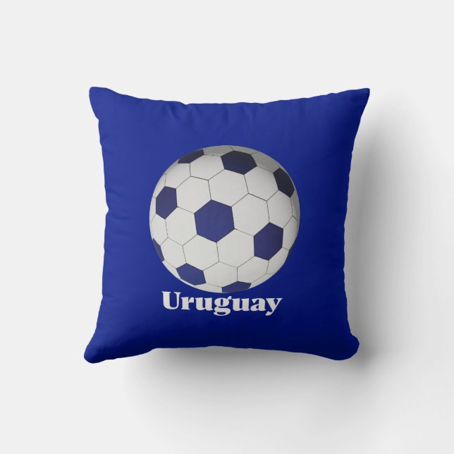 Uruguay Soccer Kussen (Achterkant)