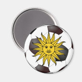 Uruguay "Sol de Mayo" Magneet (Voorkant / Achterkant)