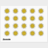 Uruguay Sol de Mayo Ronde Sticker (Vel)