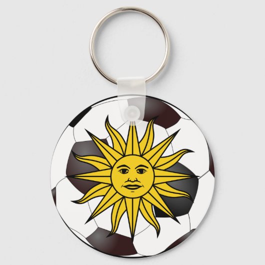 Uruguay "Sol de Mayo" Sleutelhanger (Voorkant)