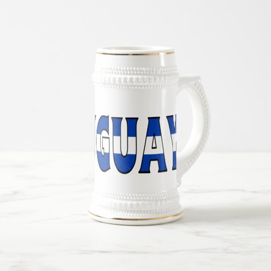 Uruguay Stein Bierpul (Voorkant rechts)