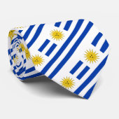 Uruguay-Stropdassen, mode Uruguay-vlag, bedrijf Stropdas (Opgerold)
