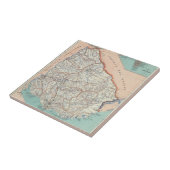 Uruguay Tegeltje (Zijkant)