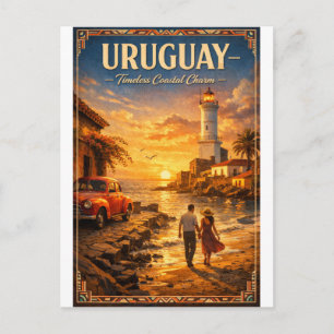URUGUAY – Tijdloze Kustcharme Briefkaart