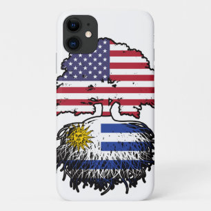 Uruguay Uruguayaanse Amerikaanse vlag - Boomboomst iPhone 11 Hoesje