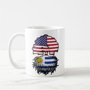Uruguay Uruguayaanse Amerikaanse vlag - Boomboomst Koffiemok