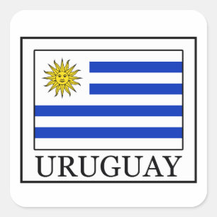 Uruguay Vierkante Sticker