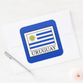 Uruguay Vierkante Sticker (Envelop)