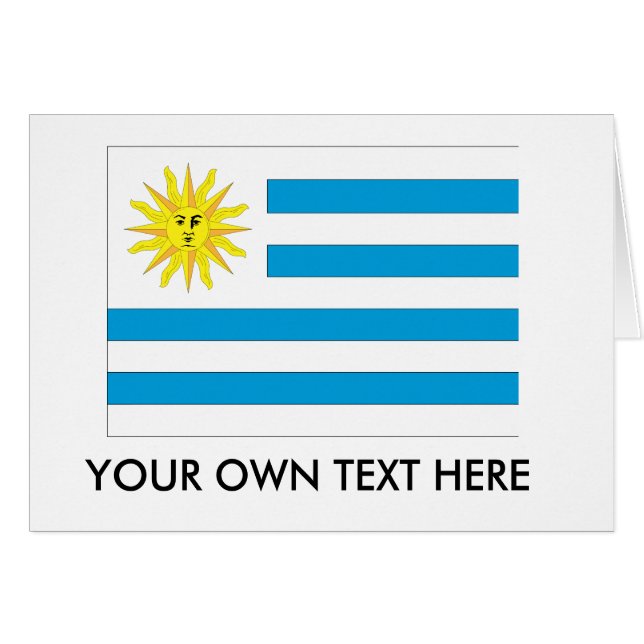 Uruguay-vlag (Voorkant Horizontaal)