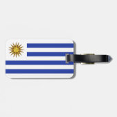 Uruguay-vlag Bagagelabel (Achterkant horizontaal)