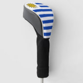 Uruguay vlag Banda Oriental Golfheadcover (Schuin)