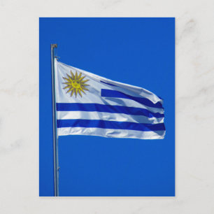 uruguay vlag briefkaart