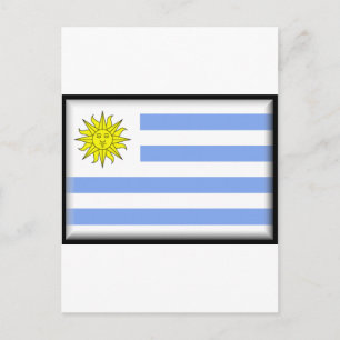Uruguay-vlag Briefkaart