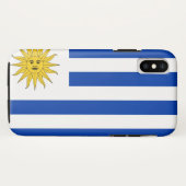 Uruguay-vlag Case-Mate iPhone Case (Achterkant (horizontaal))