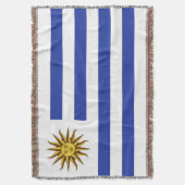Uruguay-vlag Deken (Voorkant Verticaal)