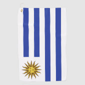 Uruguay-vlag Golfhanddoek (Voorkant)