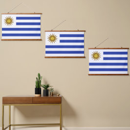 Uruguay-vlag Hangend Wandkleed