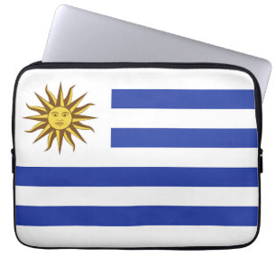 Uruguay-vlag Laptop Sleeve